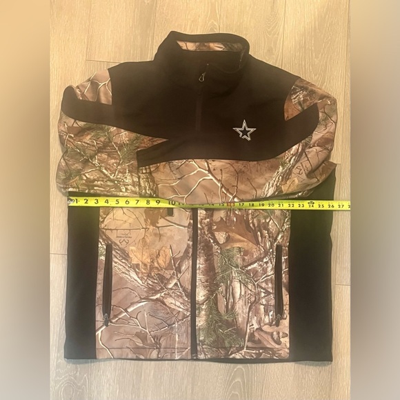 Dallas Cowboys Realtree Camo/Black Decoy Tech Fleece Full Zip Jacket - Picture 4 of 7